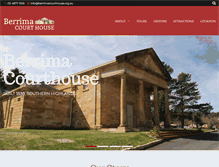 Tablet Screenshot of berrimacourthouse.org.au